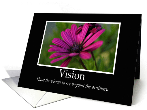 Vision-Business Motivational card (86679)