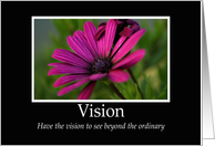 Vision-Business Motivational Card