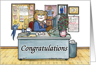 Secretary Congratulations card