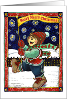 Beary Merry Christmas card