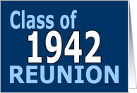 Class Reunion 1942 card