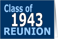 Class Reunion 1943 card