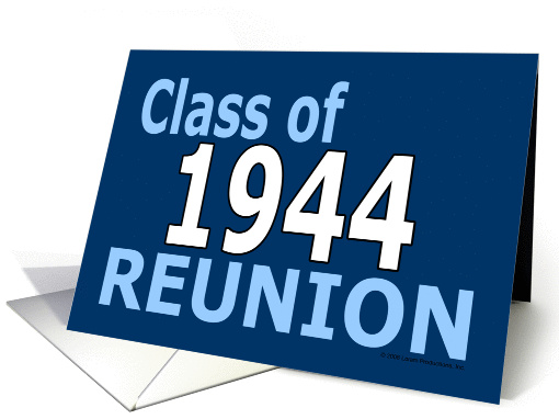 Class Reunion 1944 card (222485)