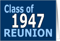 Class Reunion 1947 card