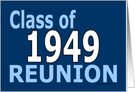 Class Reunion 1949 card