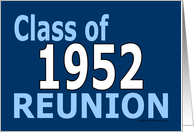 Class Reunion 1952 card