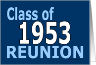 Class Reunion 1953 card