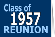 Class Reunion 1957 card