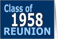 Class Reunion 1958 card