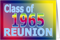 Class Reunion 1965 card