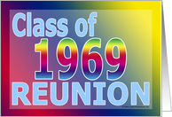 Class Reunion 1969 card