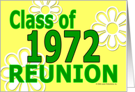 Class Reunion 1972 card