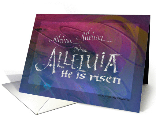 Alleluia - He Is Risen card (380219)