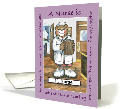 Qualities of a Nurse, Nurse's Day card (384039)
