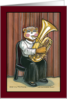 Female Tuba Player - Tuba Day card