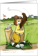 Golf Humorous card