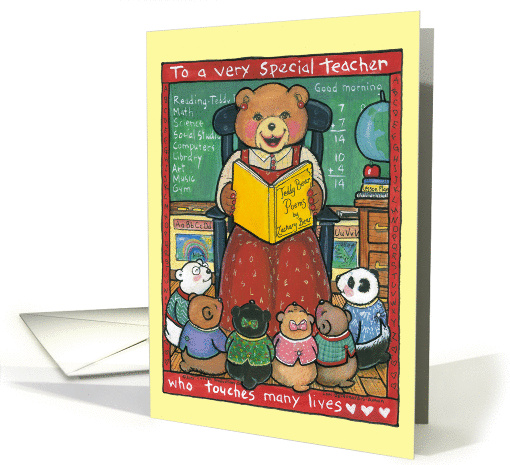 Special Teacher card (61858)