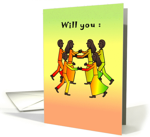 Dance African American - (blank) card (131807)