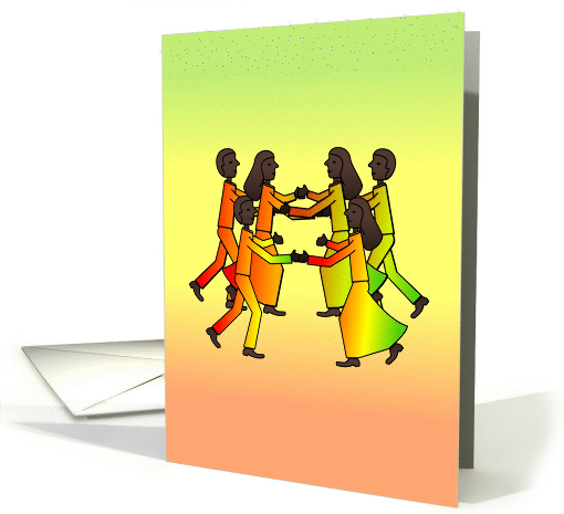 Dance African American - (BLANK) card (131845)