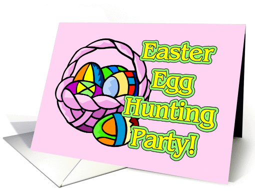 Easter Egg Hunting Party Invitation card (354045)