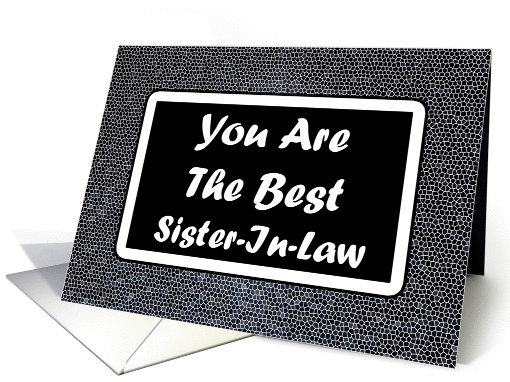 Best Sister-In-Law card (99519)