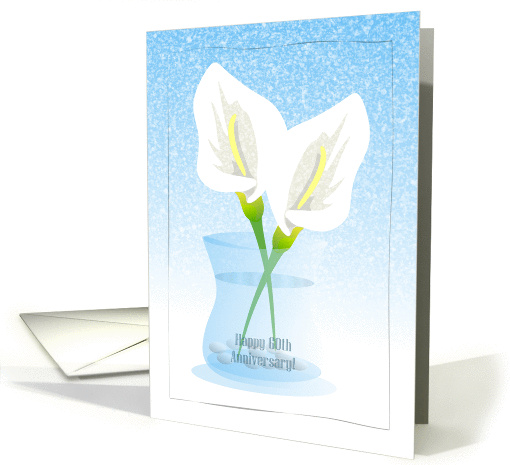 Calla Lily 60th Anniversary card (1009163)