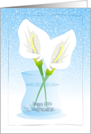 Calla Lily 60th Anniversary Card