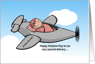 Happy Airplane Day Daughter! card