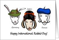 Happy International Rabbit Day card