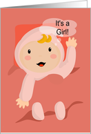 It’s a Girl! card