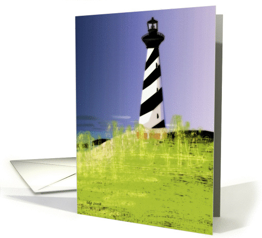 Cape Hatteras Lighthouse card (240813)