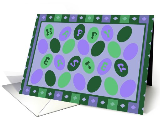 Happy Easter Eggs card (798018)