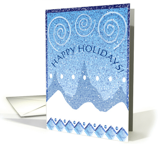 Happy Holidays Winter Scene card (862713)