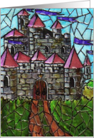 Blank Inside Castle card