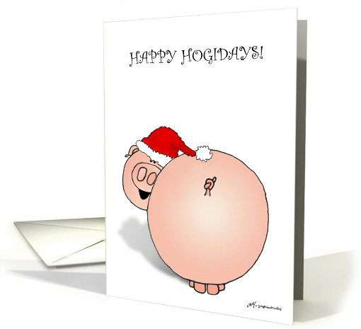 Happy Hogidays! card (92399)