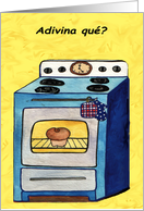 Spanish Bun In The Oven card