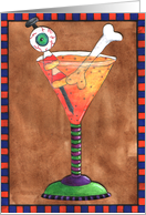 halloween cocktail card