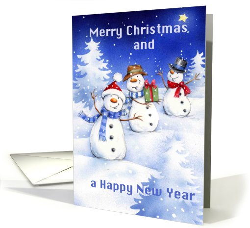 snowman card (484511)