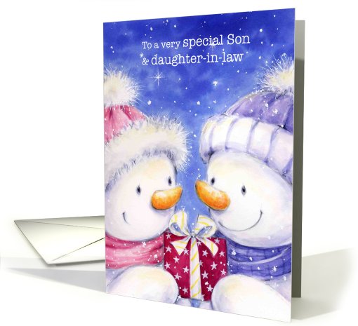 To a very special son & daughter-in-law card (503471)