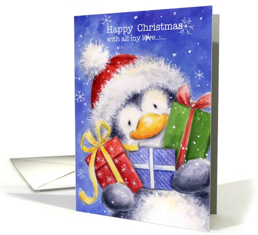 Happy Christmas with all my love card (503520)