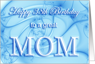 Happy 38th Birthday Mom card