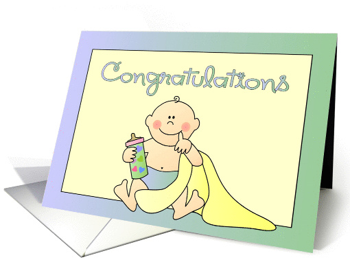 Congratulations New Baby card (102263)