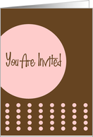 You Are Invited! card
