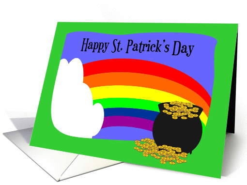 St. Patrick's Day Pot Of Gold card (151425)
