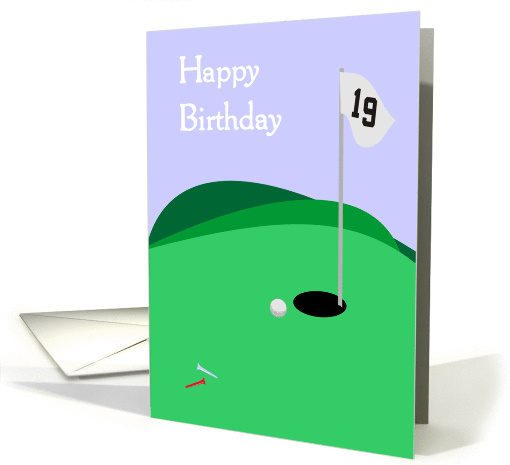 Birthday-19th Hole card (203648)