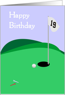 Birthday-19th Hole card