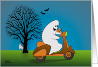 Scooter Halloween card