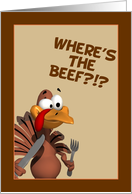 Where’s The Beef??? card