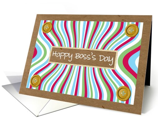 Happy Boss's Day card (500679)