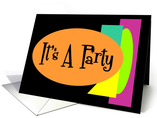 it's a party card (69437)